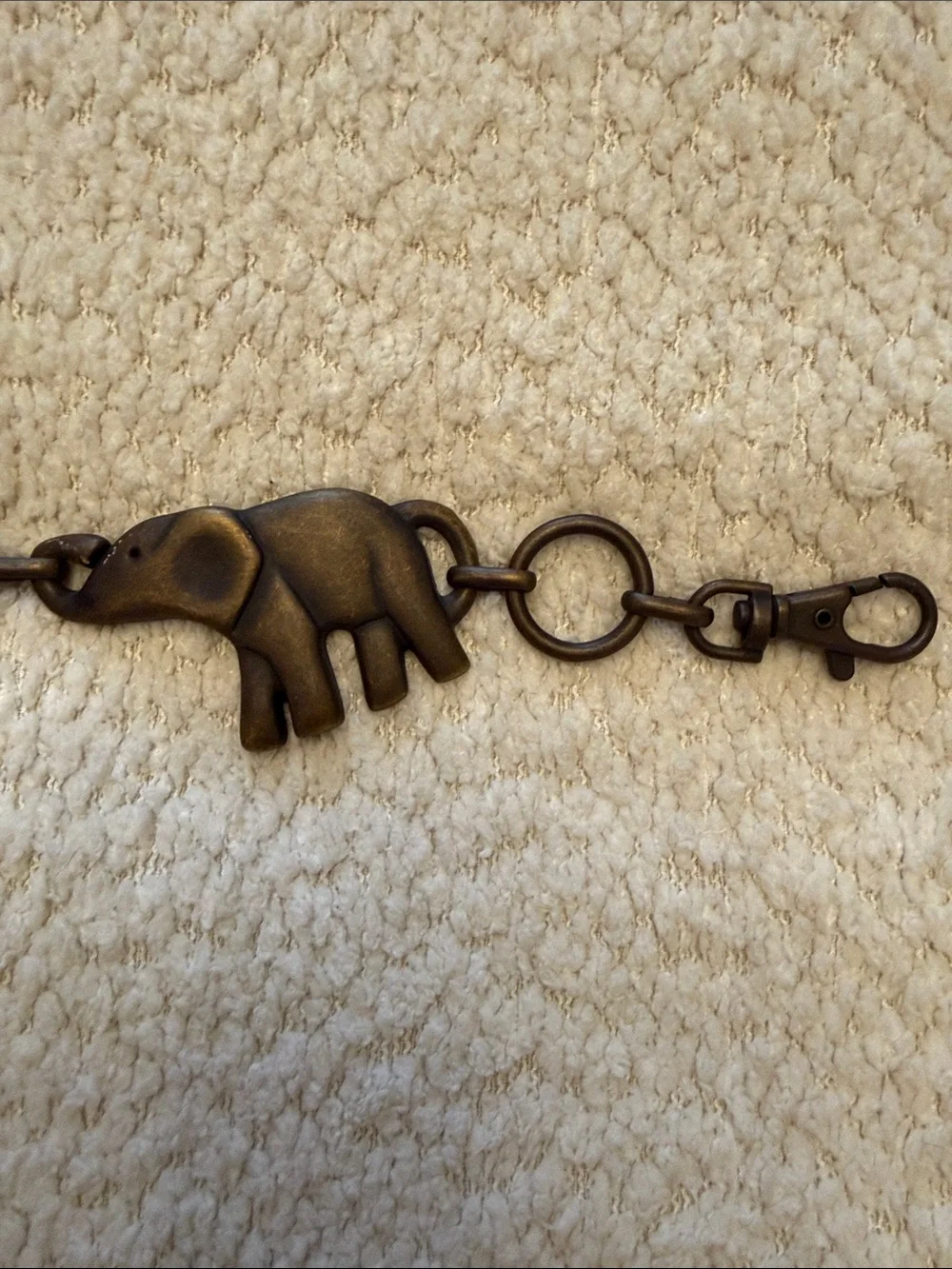 Calypso St. Barth for Target Elephant Coin Chain Belt Boho Bronze Tone One Size